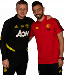 Ole Gunnar Solskjaer & Bruno Fernandes football render