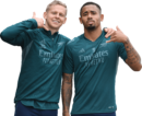 Oleksandr Zinchenko & Gabriel Jesus football render