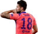 Olivier Giroud football render