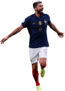 Olivier Giroud football render