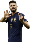 Olivier Giroud football render