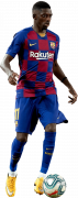 Ousmane Dembélé football render