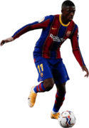 Ousmane Dembélé football render