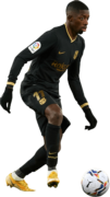 Ousmane Dembélé football render