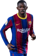 Ousmane Dembélé football render