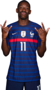 Ousmane Dembélé football render