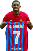 Ousmane Dembélé football render