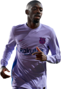 Ousmane Dembélé football render