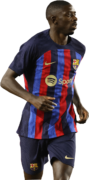 Ousmane Dembélé football render