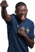 Ousmane Dembélé football render