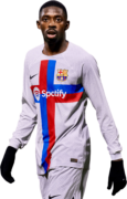 Ousmane Dembélé football render