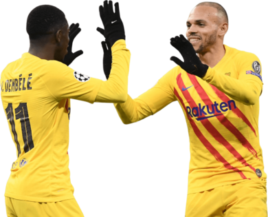 Ousmane Dembélé & Martin Braithwaite