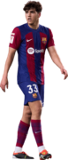 Pau Cubarsí football render