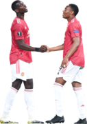 Paul Pogba & Anthony Martial football render