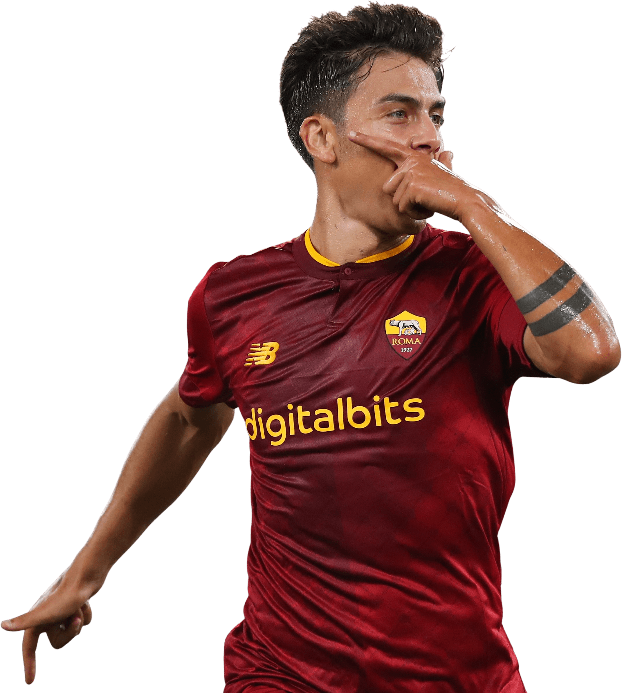 Paulo Dybala AS Roma football render FootyRenders