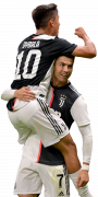 Paulo Dybala & Cristiano Ronaldo football render