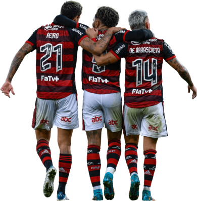 Pedro Guilherme, Gabriel Barbosa & Giorgian De Arrascaeta