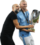 Pep Guardiola & Erling Braut Håland football render