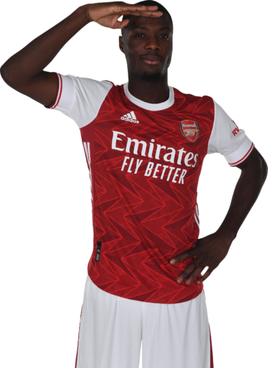 Nicolas Pepe Arsenal football render - FootyRenders