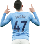 Phil Foden football render