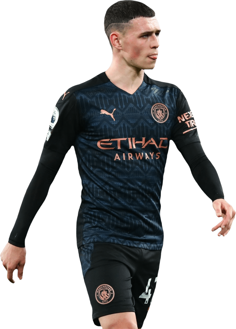 Phil Foden Manchester City football render - FootyRenders