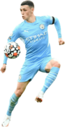 Phil Foden football render