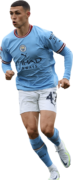 Phil Foden football render