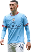 Phil Foden football render