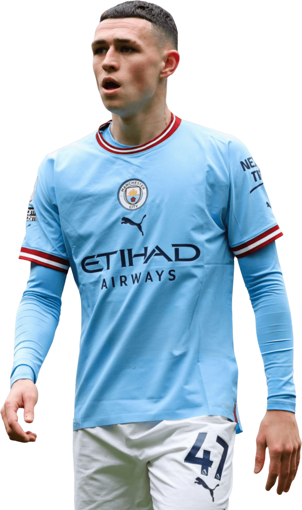 Phil Foden Manchester City football render - FootyRenders