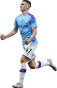 Phil Foden football render