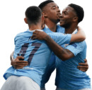 Phil Foden, Gabriel Jesus & Raheem Sterling football render