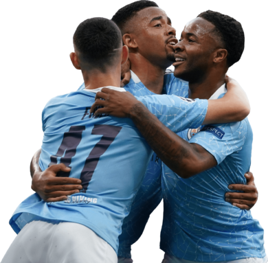 Phil Foden, Gabriel Jesus & Raheem Sterling