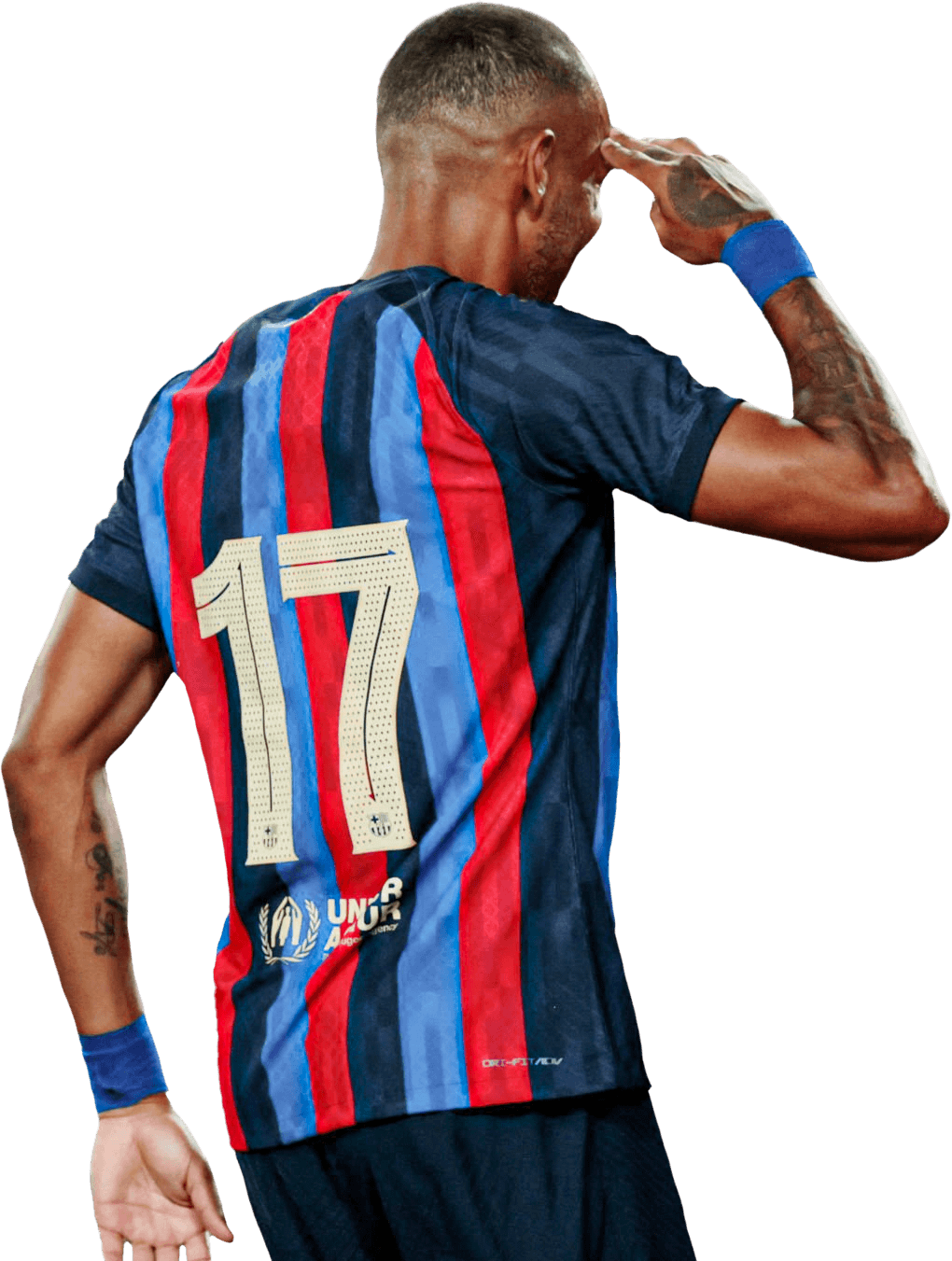 Pierre-Emerick Aubameyang Barcelona football render - FootyRenders