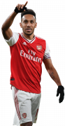 Pierre-Emerick Aubameyang football render