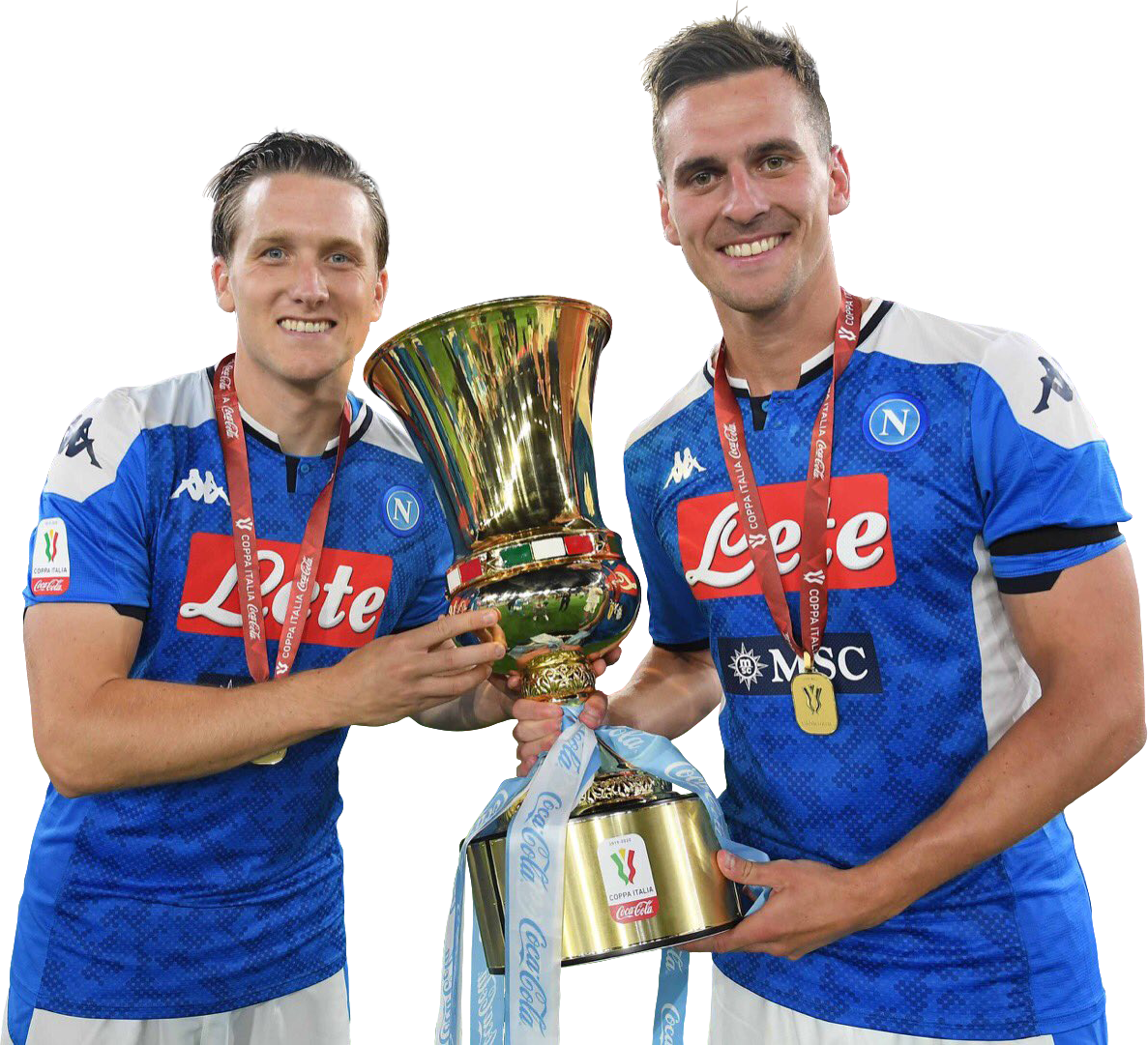 Piotr Zielinski & Arkadiusz Milik football render - 70536 - FootyRenders