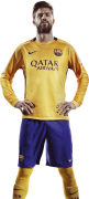 Gerard Piqué football render