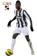 Paul Pogba football render