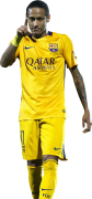 Neymar football render