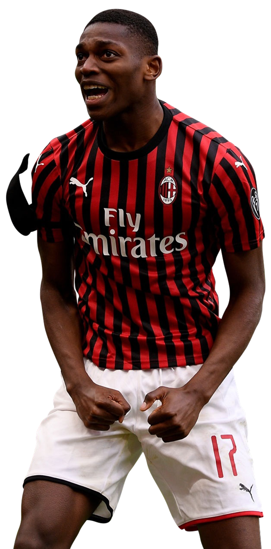 Rafael Leao transparent png render free in 2023