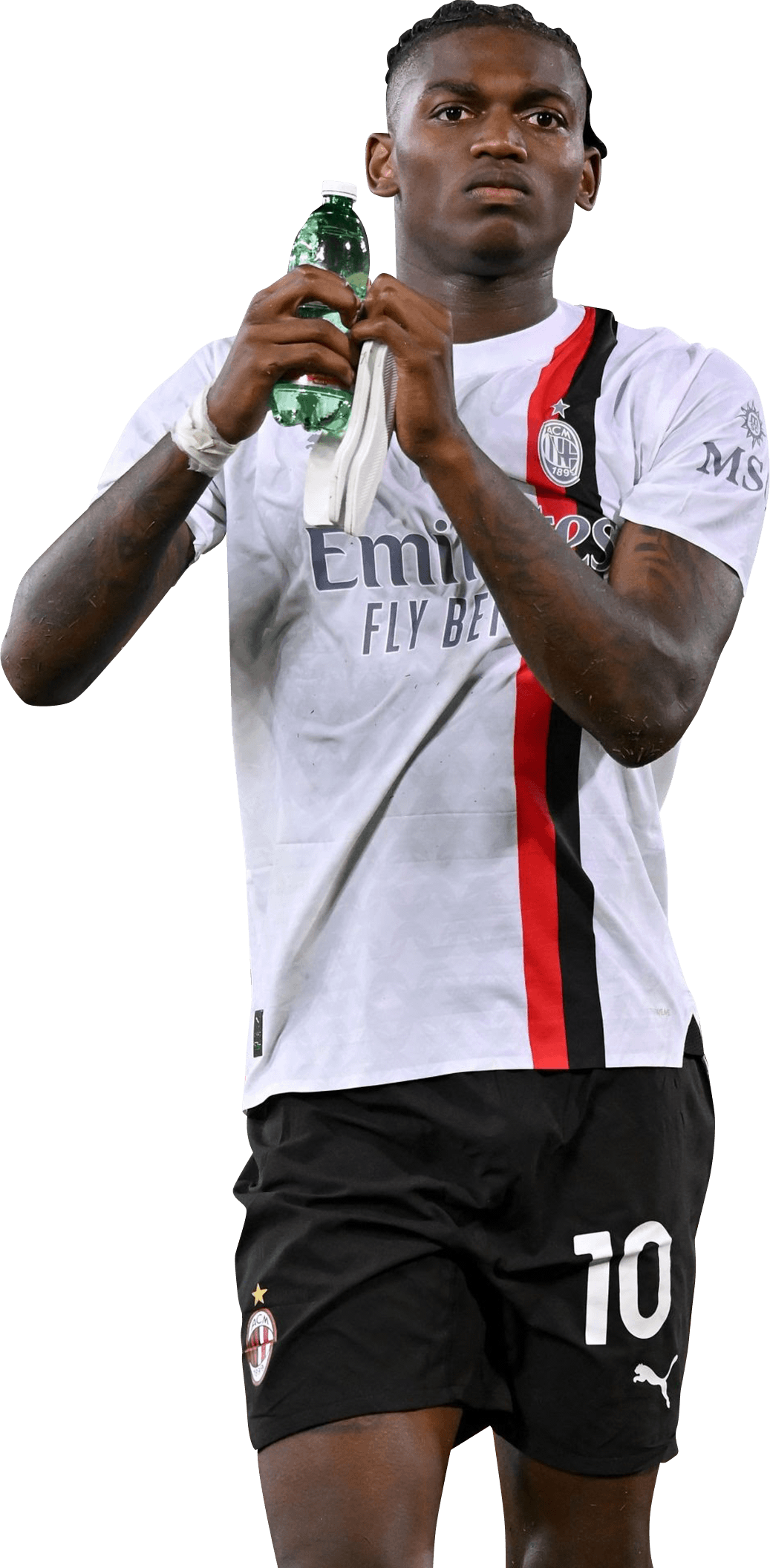 Rafael Leao transparent png render free in 2023