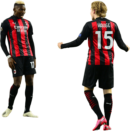 Rafael Leão & Jens Petter Hauge football render