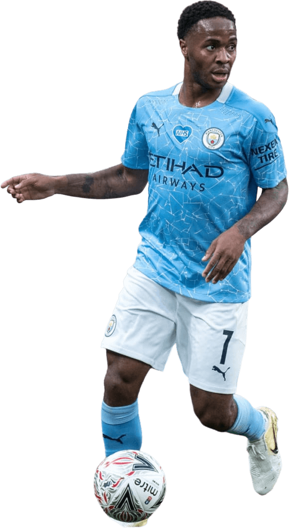 Raheem Sterling football render - 69649 - FootyRenders