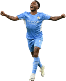 Raheem Sterling football render