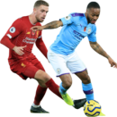 Jordan Henderson & Raheem Sterling football render