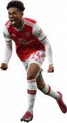 Reiss Nelson football render