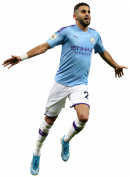 Riyad Mahrez football render