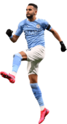 Riyad Mahrez football render