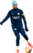 Riyad Mahrez football render