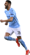 Riyad Mahrez football render