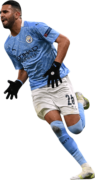 Riyad Mahrez football render